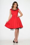 9052RedBlackTrimDress_4